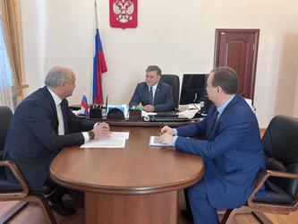 Рабочая встреча с Главным федеральным инспектором по Курганской области