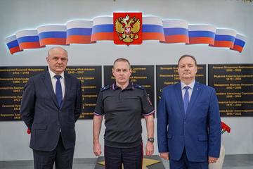 Рабочие встречи с руководством органов безопасности и правопорядка Курганской области